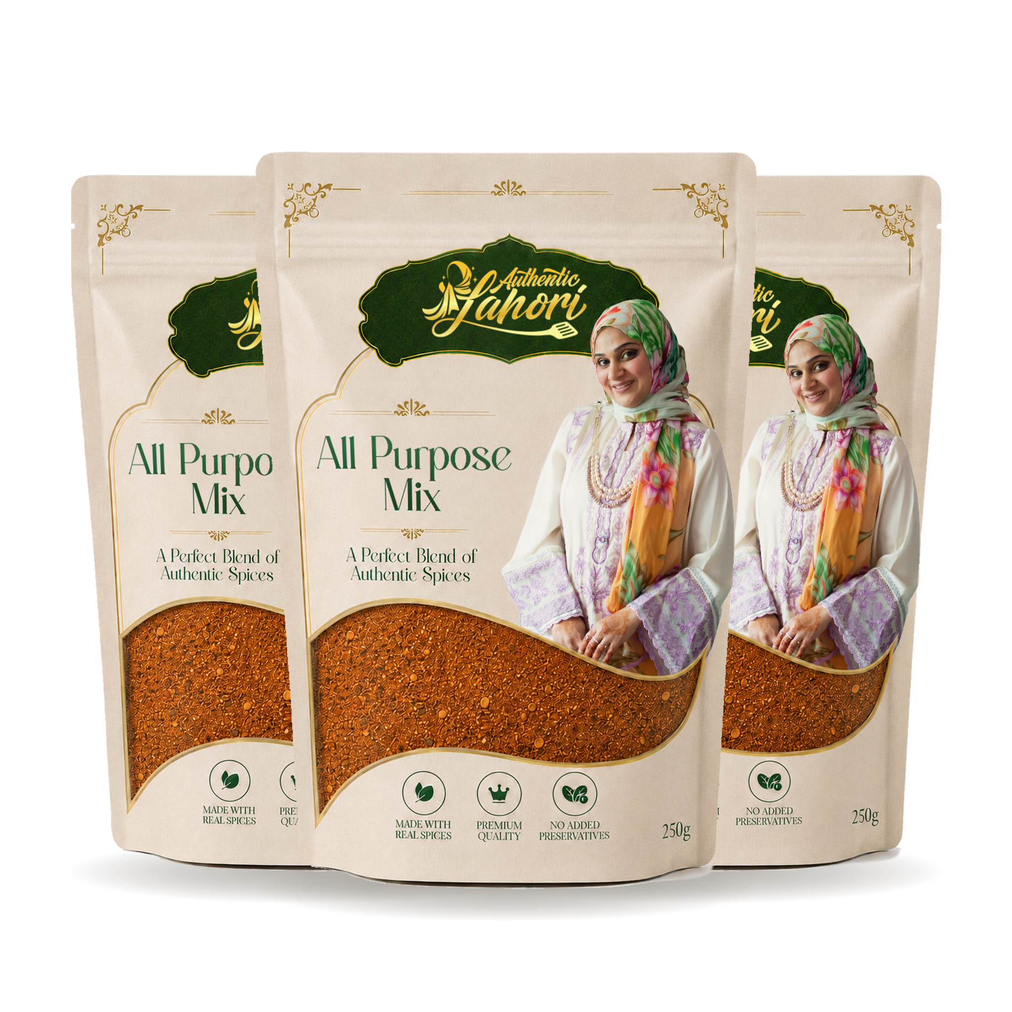 Authentic Lahori All Purpose Mix - 3 pouch bundle